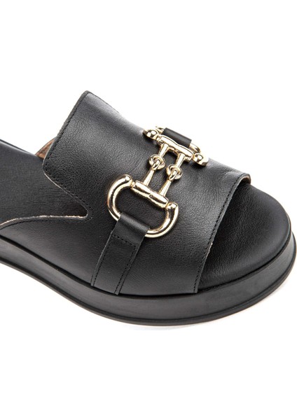 Hush Puppies Asan Anatomik Taban Hakiki Deri Kadın Terlik