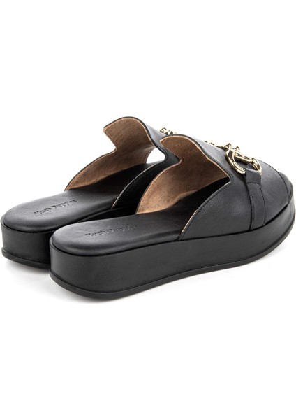 Hush Puppies Asan Anatomik Taban Hakiki Deri Kadın Terlik