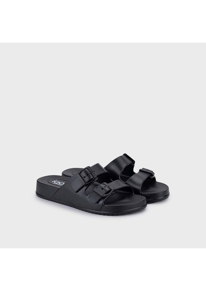 Habana Çift Bantlı Sandalet Negro / Black