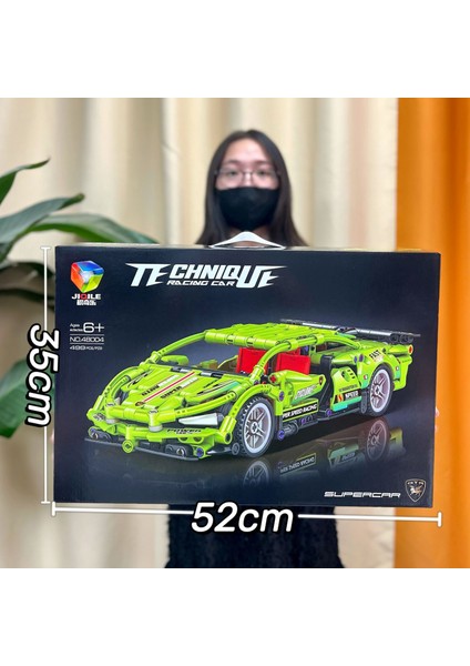 Lamborghini Spor Araba Araba Modeli Tak ve Oyna Yapı Taşı Oyuncakları (Yurt Dışından)