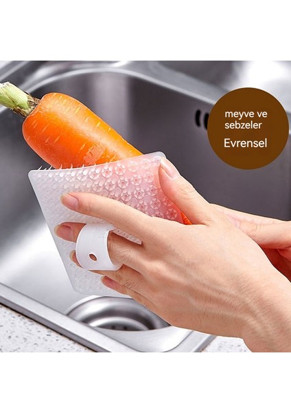 Ev Mutfak Çok Fonksiyonlu Bükülebilir Sebze ve Meyve Temizleme Fırçası (Yurt Dışından) modelleri