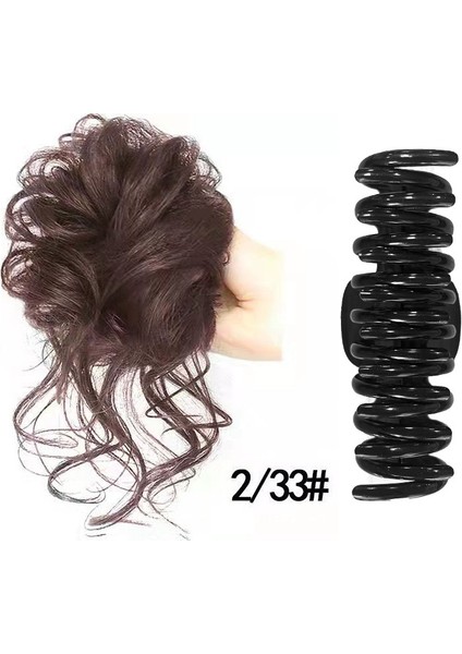 Bayan Uzun Sakallı Saç Halkası Simülasyonu (Yurt Dışından)