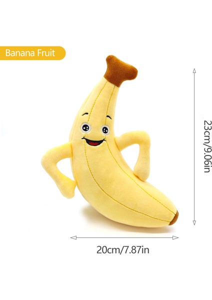Muz Kiraz Meyve Peluş Bebek (Yurt Dışından)