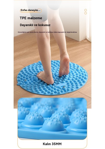 Ayak Masaj Yastığı Ev Süper Ağrılı Ayak Tabanı Yuvarlak Ayak Yastığı Ayak Basınç Plakası (Yurt Dışından) fırsatları