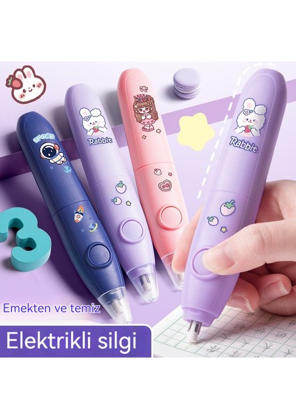 Öğrenciler Için Otomatik Yongsuz ve Izsiz Karikatür Silgi (Yurt Dışından) fiyatları