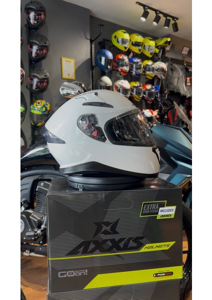 Kupar Güneş Vizörlü Kask