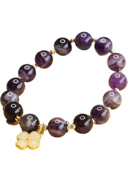 Yaz Lavanta Ametist Bilezik Dört Yapraklı Yonca Püskül Bilezik (Yurt Dışından) fiyatları