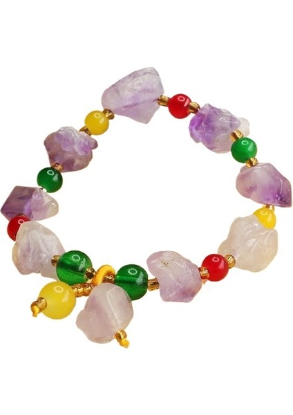 Yaz Ametist Bilezik Dokuz Mor Ateş Bilezik Renkli Taş Takı (Yurt Dışından) fiyatları