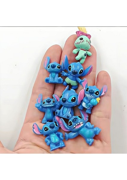 Mini Stitch Figür Seti 12 Li Koleksiyon Serisi (2-3.5 Cm)