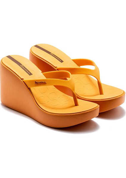 High Fashion Fem Kadın Parmak Arası Terlik Sarı 35/40