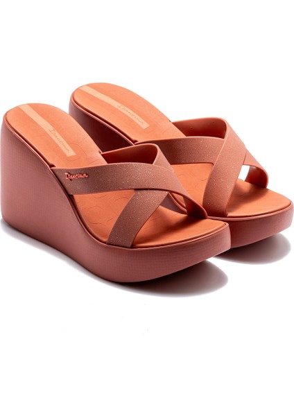 High Fashion Slide Kadın Terlik Koyu Pudra 35/40