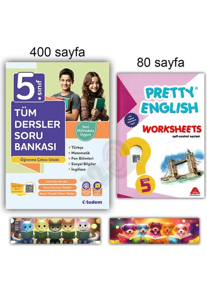 5. Sınıf Tüm Dersler Soru Bankası - Ingilizce Yaprak Test