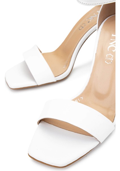 Kadın Hakiki Deri Beyaz Topuklu Ayakkabı 1132 4186 Bn Ayk Y25 Beyaz Dr fırsatları