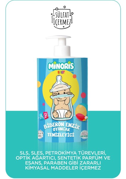 Elite Baby Organik Antialerjik Biberon Emzik Temizleyici 500ML 3'lü Set 1 Adet fiyatları