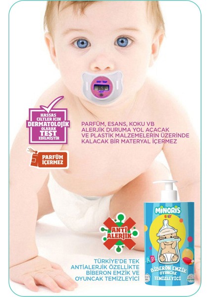 Elite Baby Organik Antialerjik Biberon Emzik Temizleyici 500ML 3'lü Set 1 Adet modelleri
