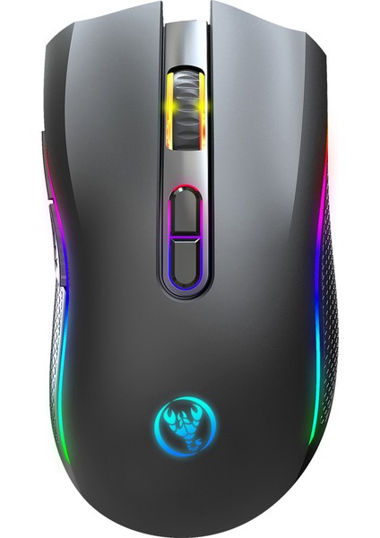T69 Kablosuz Rgb 4800 Dpı Oyuncu Mouse - 650 Mah Yüksek Kapasiteli Batarya