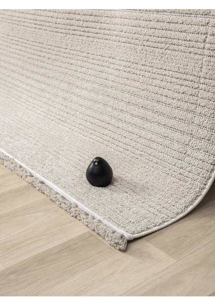 Step Serisi Naturel Bukleli Yumuşak Dokulu Iskandinav Dokuma Halı