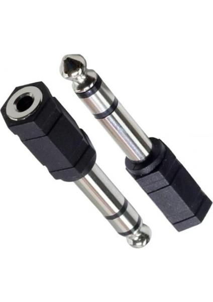 2 Adet 3.5 mm 6.3 mm Jack Çevirici Piyano Için Kulaklık Çevirici 6.35 mm Erkek 3,5 mm Dişi fiyatları