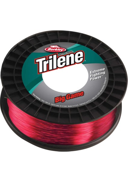 Trilene Big Game Misina Red 0.61MM - 600MT - 25KG