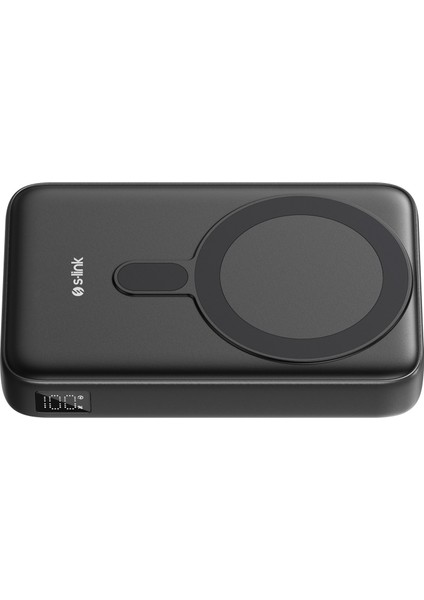 M1051 10000MAH Magsafe 15W + Watch 2.5W HSC22.5W+PD20W+QC3.0 Siyah LCD Taşınabilir Şarj Cihaz