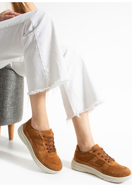 Sverko Kadın Hakiki Süet Deri Taba Spor Ayakkabı fiyatları