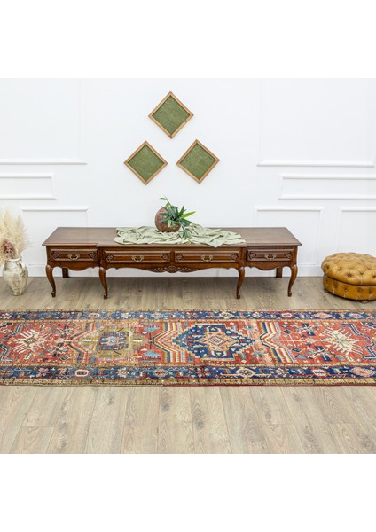 Cilo Etnik Desenli El Dokuma Iran Yolluk 105X405 cm