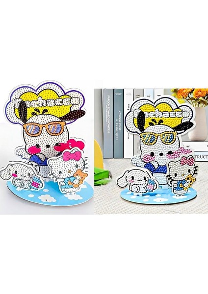 Pochacco, Hello Kitty ve Cinnamoroll 3'lü Elmas Boyama Seti fiyatları