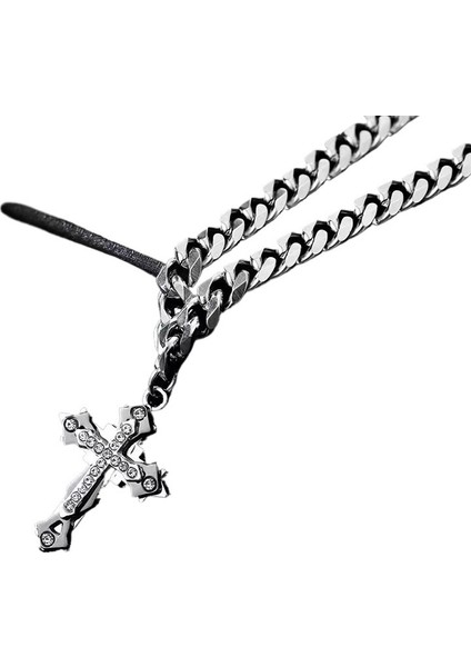Haç Kolye Erkek Küba Kolye Üst Düzey Aksesuar Zinciri (Yurt Dışından) modelleri