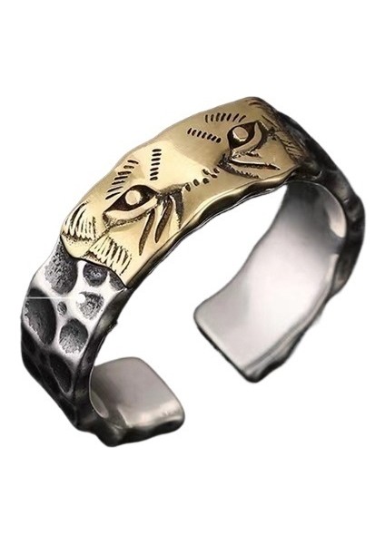 Erkekler Için Kişiselleştirilmiş Kaplan Yüzüğü, Niş Tasarım, Gümüş, Eski El Sanatları, Retro Stil, Açık ve Ayarlanabilir Yüzük (Yurt Dışından) fiyatları