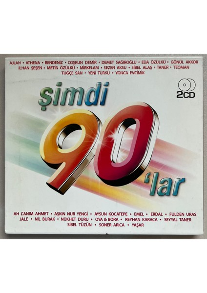 Şimdi 90'lar Çift CD 32 Şarkı (Orjnal Dönem Baskı Cd)