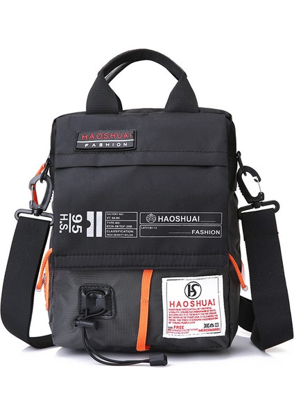 Erkek Çanta Crossbody Günlük Omuz Çantası Açık Su Geçirmez Bez Çanta Spor Seyahat Çantası (Yurt Dışından)