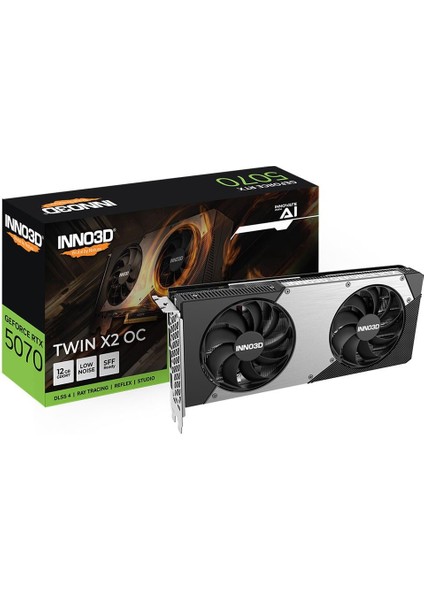 Geforce Rtx 5070 Twın X2 Oc 12GB Gddr7 192BIT Dlss 4 Ekran Kartı