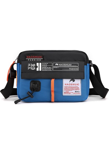 Spor ve Eğlence Erkek Açık Su Geçirmez Naylon Omuz Crossbody Çanta Trend Seyahat Çantası (Yurt Dışından)