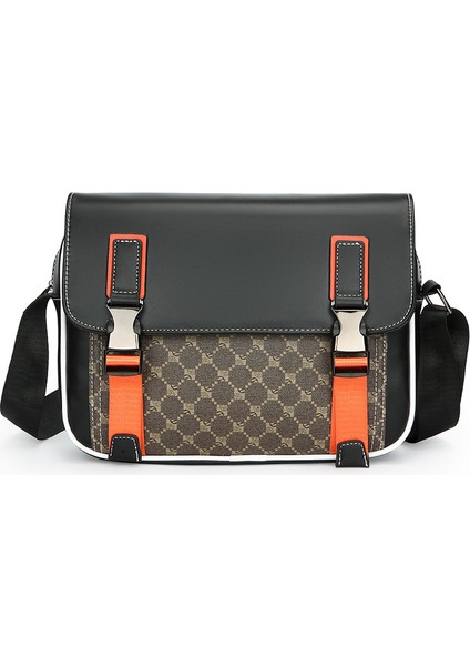 Yeni Erkek Çantası Crossbody Çanta Moda Çok Fonksiyonlu Omuz Çantası Büyük Kapasiteli Kıdemli Işe Gidip Gelme Duygusu Erkek Çantaları Erkek Küçük Kare Çanta (Yurt Dışından)
