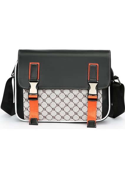 Yeni Erkek Çantası Crossbody Çanta Moda Çok Fonksiyonlu Omuz Çantası Büyük Kapasiteli Kıdemli Işe Gidip Gelme Duygusu Erkek Çantaları Erkek Küçük Kare Çanta (Yurt Dışından)