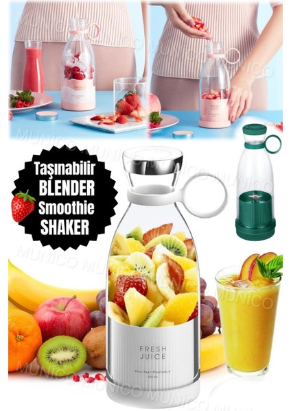 Mini taşınabilir elektrikli meyve sıkacağı, 350 ml, şarjlı, hafif ve pratik kullanım fırsatları