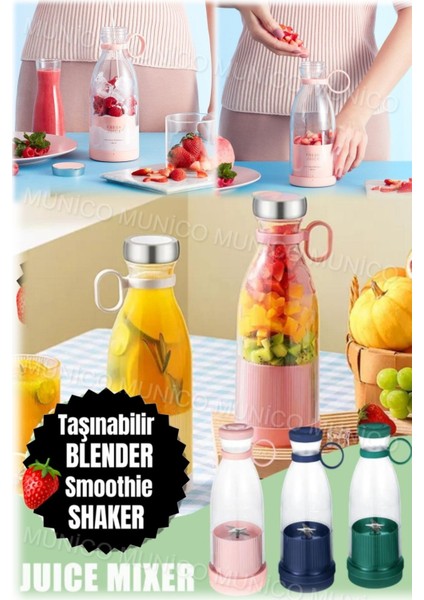 Mini taşınabilir elektrikli meyve sıkacağı, 350 ml, şarjlı, hafif ve pratik kullanım indirimleri