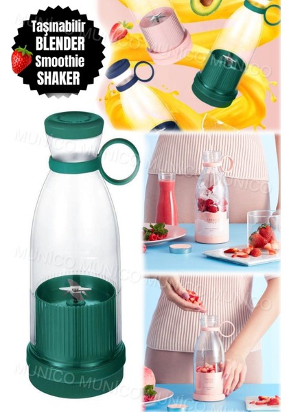 Mini taşınabilir elektrikli meyve sıkacağı, 350 ml, şarjlı, hafif ve pratik kullanım