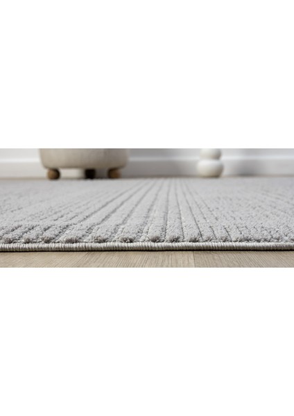 Step Serisi Naturel Bukleli Yumuşak Dokulu Iskandinav Dokuma Halı