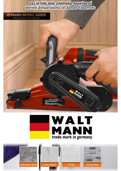 Germany 230V Elektrikli Vakumlu Tozsuz Cila Özellikli Tank Zımpara Makinesi Mavi Kırmızı fiyatları