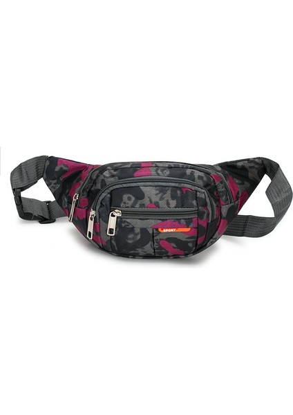 Erkek ve Kadın Bel Çantası Çok Fonksiyonlu Bayanlar Cüzdan Toplamak Göğüs Çantası Crossbody Çanta Kadın (Yurt Dışından)