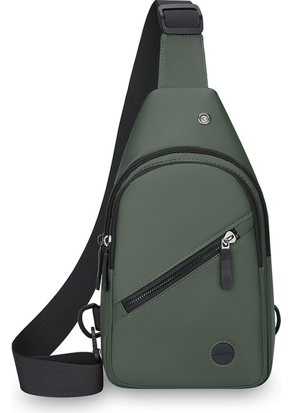 Göğüs Çantası Erkek Yeni Moda Trend Crossbody Çanta Omuz Çantası Basit Çok Fonksiyonlu Bel Çantası (Yurt Dışından)