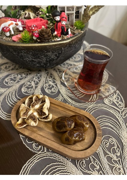 4 Lü Ahşap Tepsi Çay Tepsisi Kahve Tepsisi Sunum Tepsisi Sunumluk fiyatları