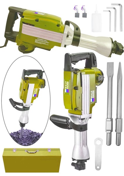 Germany Büyük Tip Kırıcı Hilti Kavrama Kollu 16 kg 3 Metre Kablolu Sarı 65 mm