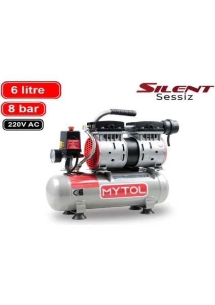 EWS06 0,75HP 6l Sessiz Kompresör