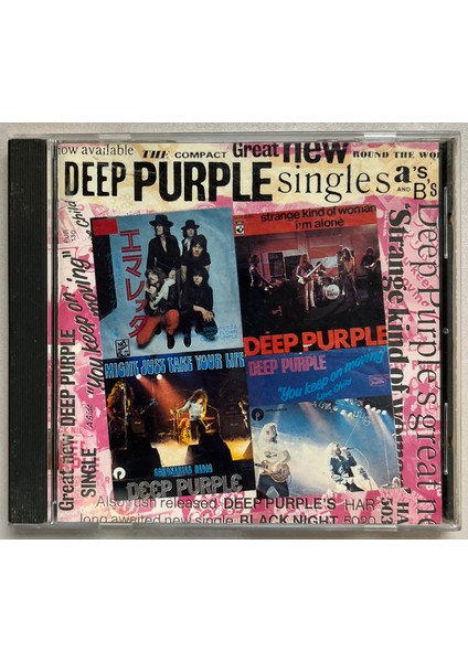 Deep Purple Singles A's & B's CD (Orjnal Dönem Baskı Cd)