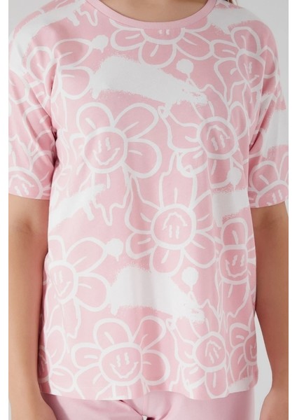 Rolypoly Kadın Pembe Kısa Kol Pijama Takım modelleri