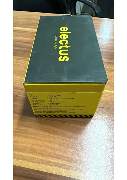 Electus Tatlı Mısır Tohumu – Açık Saha Uyumlu, Yüksek Verimli