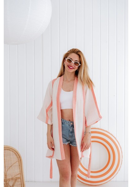 4 Kat Müslin Kimono indirimleri