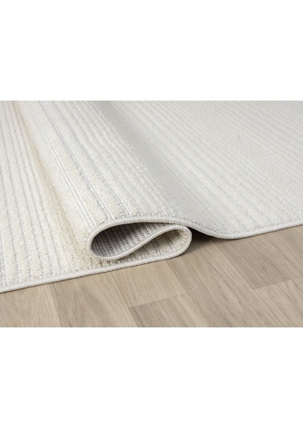 Step Serisi Naturel Bukleli Yumuşak Dokulu Iskandinav Dokuma Halı
